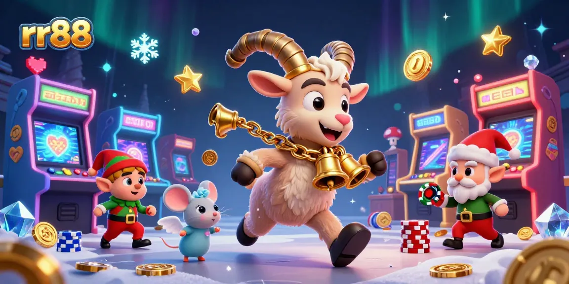 Experience thrilling moments at rr88 with festive characters in a vibrant casino atmosphere.